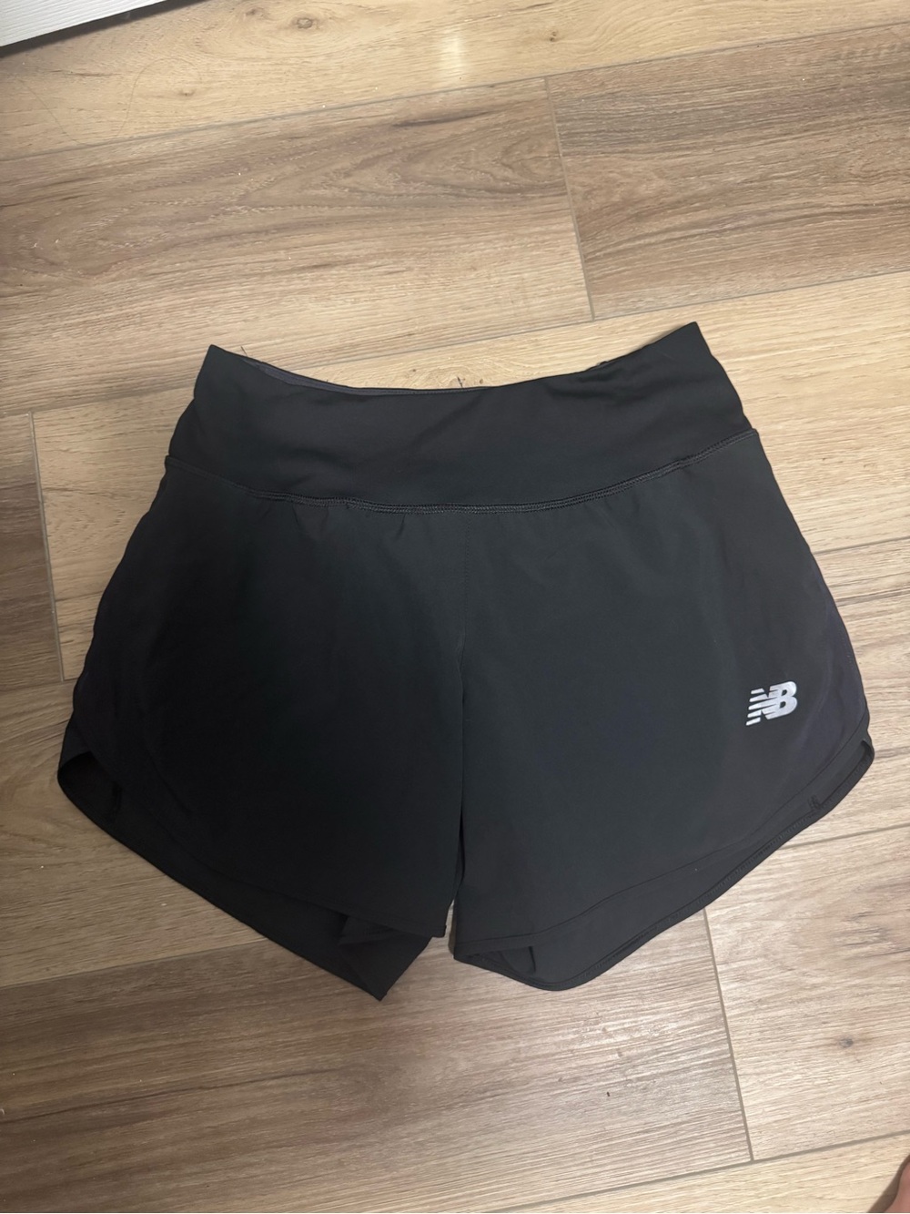 New Balance Black Women's Athletic Running Shorts NB Dry size Small Reflective